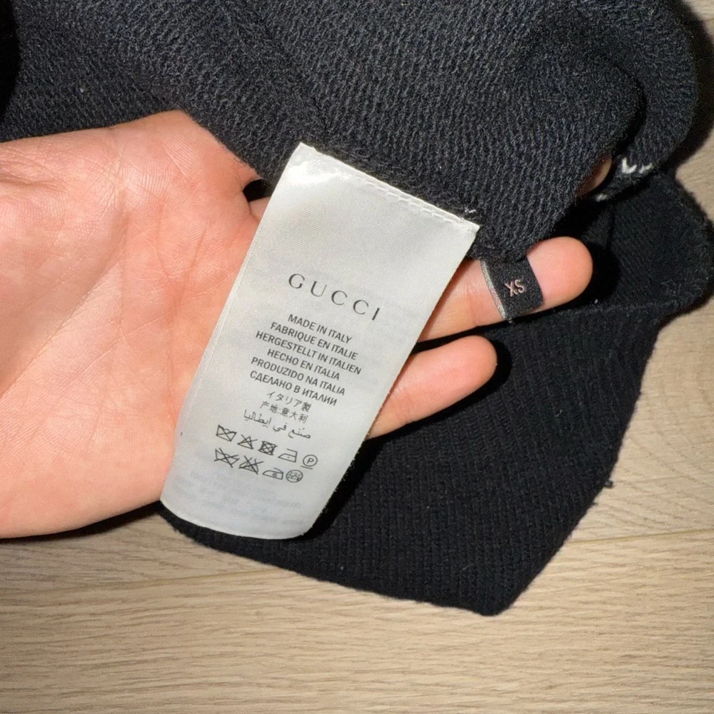 Gucci Wool Black and White Skull Crew Neck Sweater - Picture 6 of 8